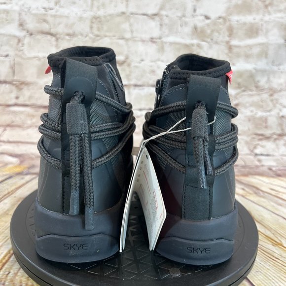 Skye Footwear Women's Black Paracord Side Zip Ankle Boots Booties Size 9.5 - Picture 3 of 9